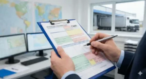 Guide de remplissage d'une lettre de voiture CMR Transport;